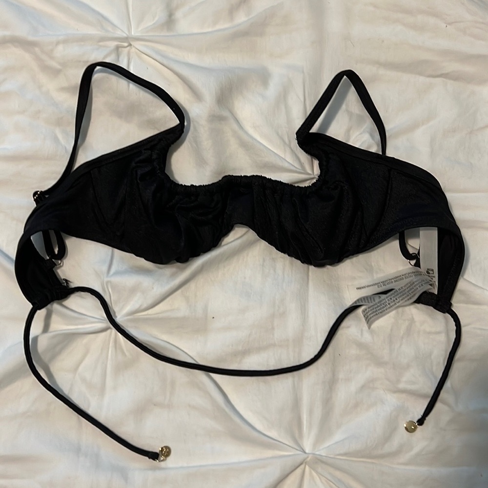 Victoria’s Secret black bikini top size 34b